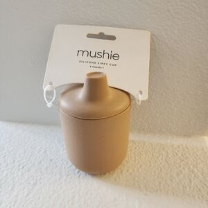 Mushie baby sippy cup 100% silicone -Natural